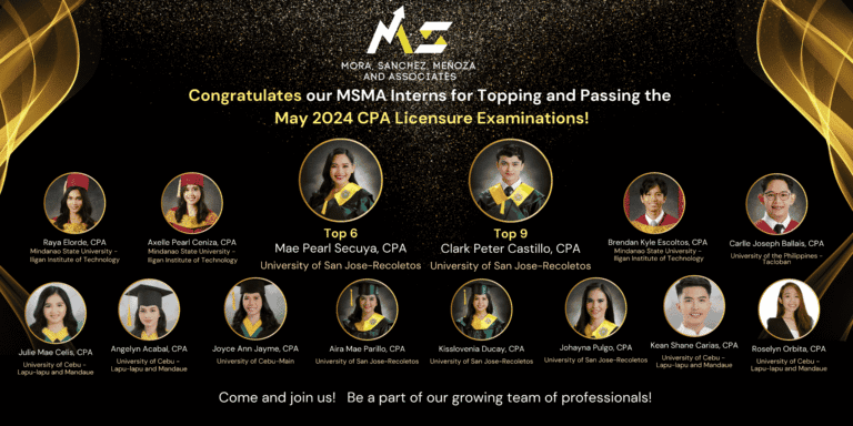 Congratulations, MSMA Interns – May 2024 CPA Licensure Exam Passers!
